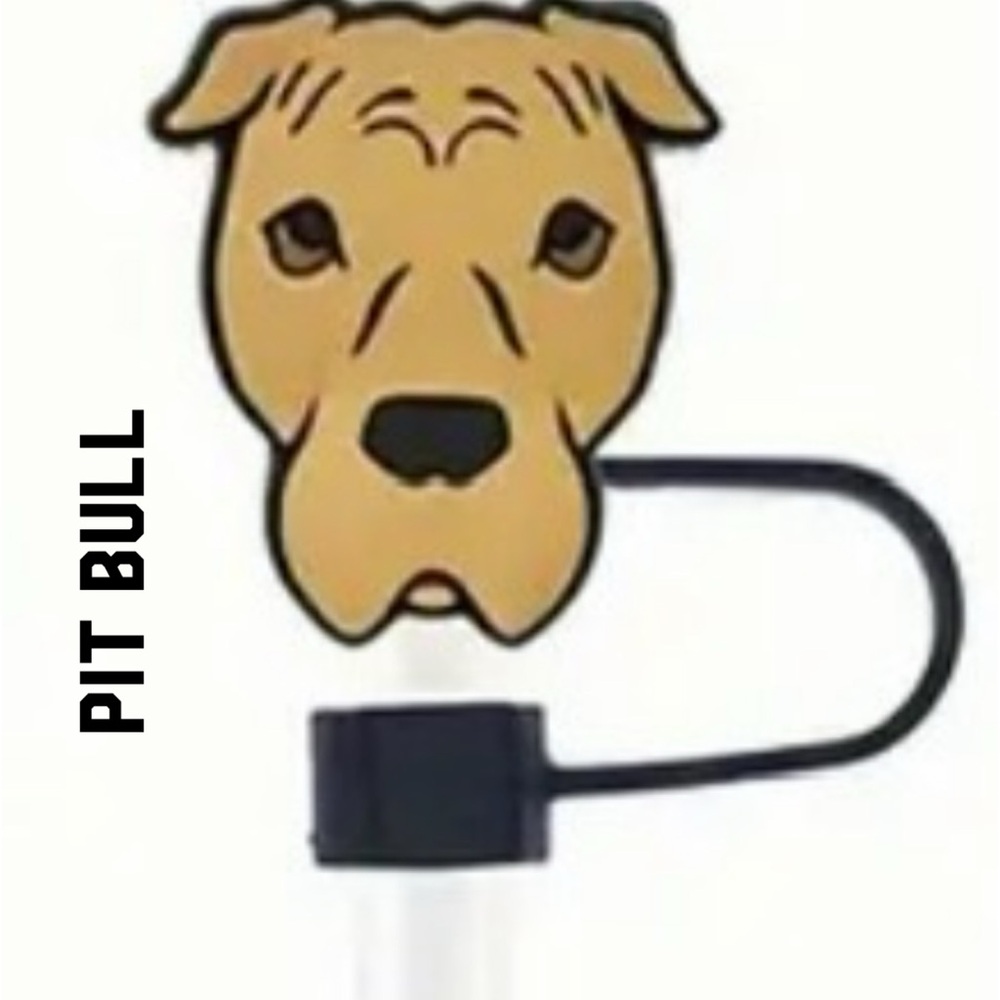 Dog/Puppy Straw Topper Fits 10mm straw, NEW